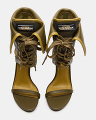 CASELLA Olive Open-Toe Stiletto Lace-Up Women's Heel