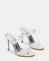 SATURN Jelly Clear Stiletto Mule Women's Heel