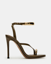 TIA Olive Open-Toe Stiletto Women's Heel