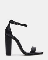 CARRSON Black Leather Women's Heel