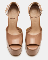 NIGHTFALL Blush Patent Women's Platform Blcok Heel