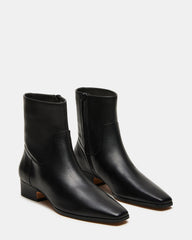 DUSTY Black Leather Women's Ankle Boot