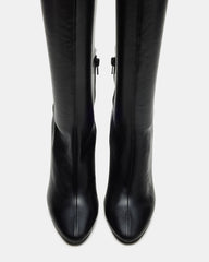 ARIA Black Wide Calf Knee-High Women's Boot