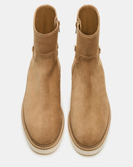 DIABLO Taupe Suede Women's Ankle Boot