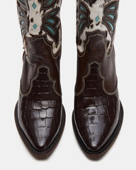 ARROYO Blue Multi Western Pointed-Toe Wome's Boot
