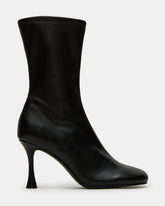 LORENZA Black Heeled Women's Ankle Boot