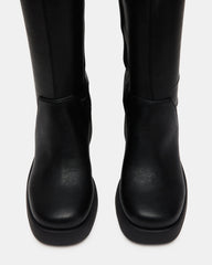 BERKLEIGH Black Wide Calf Women's Knee High Boot
