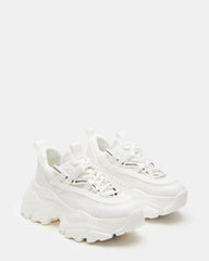 RECOUPE White Women's Chunky Platform Low-Top Sneaker