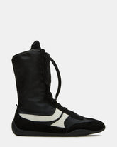 PAXTIN Black Multi Women's High-Top Lace-Up Sneaker