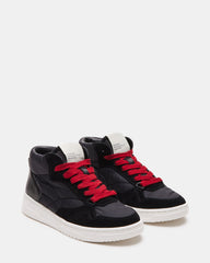 EVERETT Black Multi High-Top Lace-Up Sneaker | Women's Sneakers
