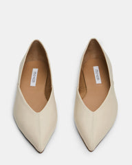 TOVI Bone Leather Pointed-Toe Ballet Women's Flat