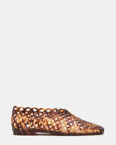 GROVE Tortoise Square-Toe Jelly Women's Flat