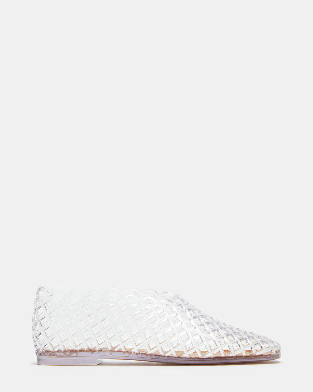 GROVE Clear Square-Toe Jelly Women's Flat