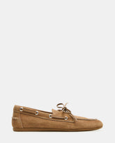SAG Taupe Suede Women's Boat Shoe