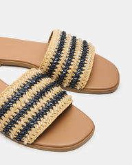KOOPER Navy Multi Slide Sandal | Women's Sandals