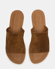KIPP Chestnut Suede Slide Women's Sandal