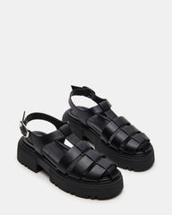 BASS Black Platform Fisherman Women's Sandal