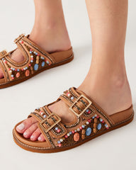 CABO Multi Beaded Footbed Slide | Women's Sandals