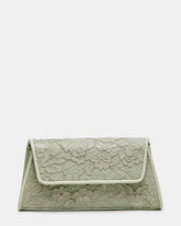 AVANT Bag Pistachio French Binding Trapezoid Crossbody Clutch Handbag