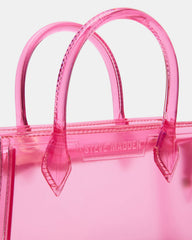 PEACH Jelly Bag Pink Mini Crossbody Top-Handle Handbag