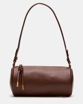 PRIYA Bag Brown Mini Barrel Shoulder Handbag