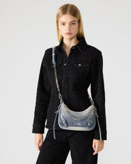 VITAL Denim Fabric Women's Shoulder Bag