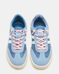 Kids' VERDICT Blue Multi Low-Top Lace-Up Girls' Sneaker