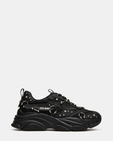 PIERCED Black Low-Top Lace-Up Men's Sneaker