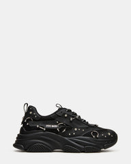 PIERCED Black Low-Top Lace-Up Men's Sneaker