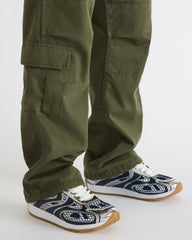 XYLO Blue Low-Top Lace-Up Men's Sneakers