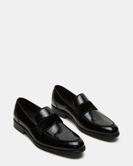 ESCADA Black/Black Slip-On Men's Dress Loafer