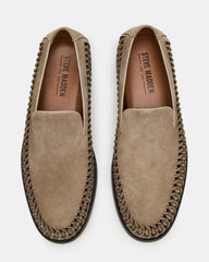 NAPOLI Sand Suede Slip-On Woven Men's Loafer
