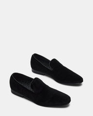 LAIGHT Black Velvet Men's Dress Shoes