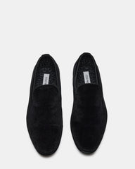LAIGHT Black Velvet Men's Dress Shoes