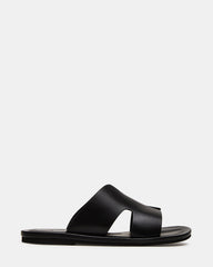 SPLASH Tan Leather Men's Flat Slip-On Sandal