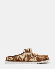 SAILOR Brown White Slip-On Laces Footbed Men's Casual Shoe