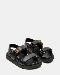 Toddlers' MONA Black Girls' Flatform Sandal