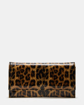 JULIANA Bag Leopard Patent Crossbody Clutch Handbag
