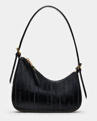 SMITH Bag Black Eel Asymmetric Shoulder Handbag