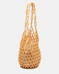 FIJI Natural Women's Beaded Shoulder Bag