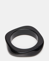 CURVED RETRO BRACELET Black Women's Bangle Bracelet