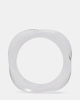 CURVED RETRO BRACELET Clear Women's Bangle Bracelet