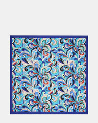 BLUE PRINTED SCARF Women's Resort Scarf