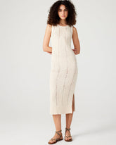 AMIRAH Sweater Dress Beige | Women's Knit Bodycon Dresses