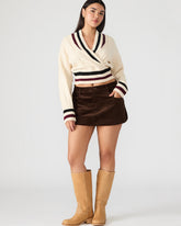 SIMONA Dark Espresso Women's Mini Skirt