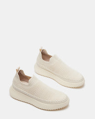 SAMARAH Beige Low Top Slip On Sneaker | Women's Sneakers