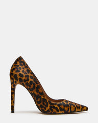 NOIR Leopard Pointed-Toe Stiletto Pump Women's Heels