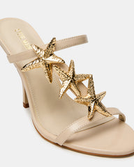 AQUARIAN Bone Star-Detail Round-Toe Mule Women's Heel