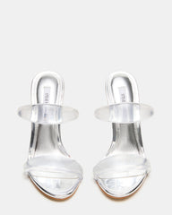 SATURN Jelly Clear Stiletto Mule Women's Heel