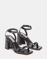 GRETIN Black Square Toe Heels | Women's Heels